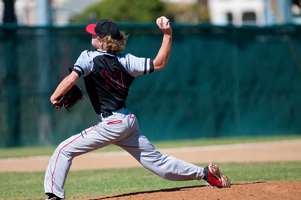 teenage baseball pitcher
